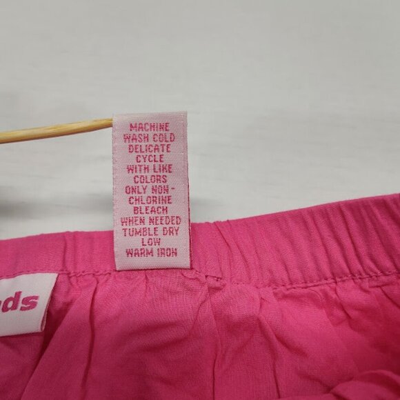 Just Friends Y2K Eyelet Pink Girl's Skirt 100% Cotton Size XL 6 NWT - Picture 8 of 8